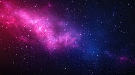 Naklejka premium Vibrant cosmic nebula in deep space