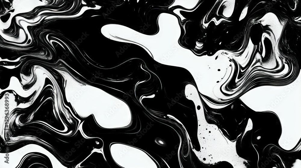 Poster Dynamic abstract ink swirl background for creative design projects