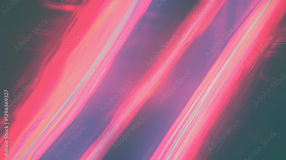 Poster Abstract geometric background with intersecting lines and vibrant colors for modern design