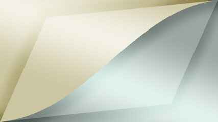 Abstrakcyjne, trójwymiarowe tło opracowane za pomocą stonowanych kolorów z użyciem gradientu