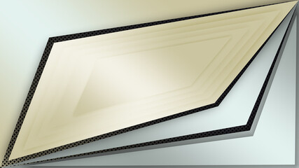 Abstrakcyjne, trójwymiarowe tło opracowane za pomocą stonowanych kolorów z użyciem gradientu