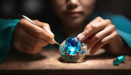 The fusion of colors in gems inspires creativity.  