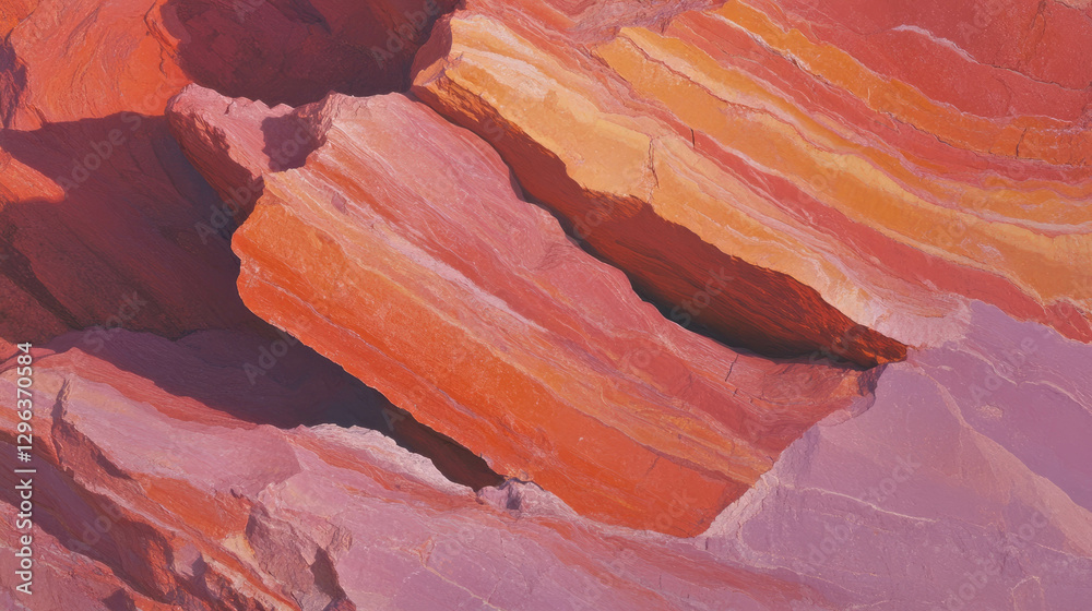 Poster vibrant layered quartzite texture for artistic and design use