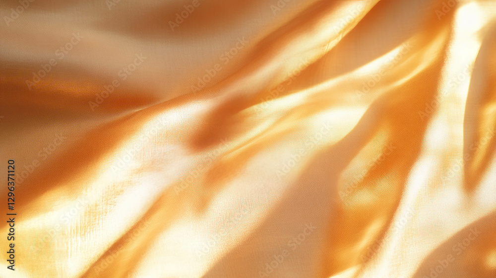 Poster elegant light beige fabric texture with subtle shine for background or design projects