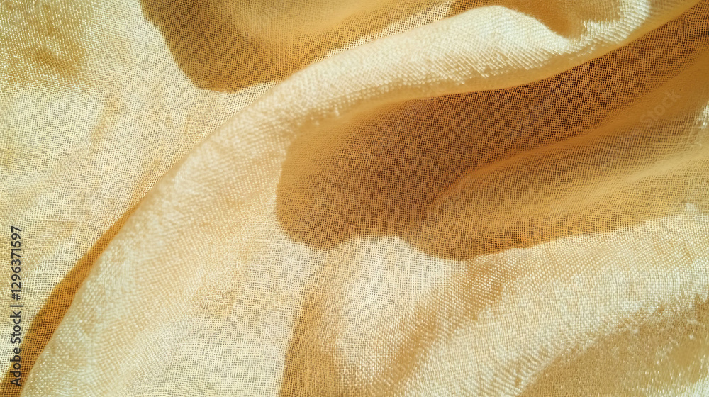 Poster Light beige textured canvas backdrop for art and design projects