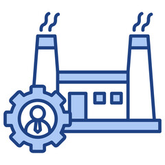 Industrial Practices Blue Icon
