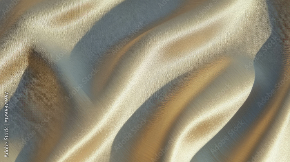 Poster Light birch wood texture with smooth flowing pattern for design projects
