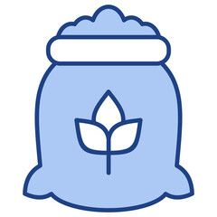 Fertilizer Blue Icon