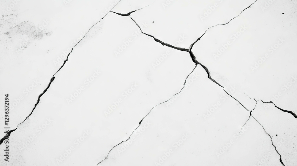 Fototapete minimalist light concrete background with subtle cracks for design and texture projects