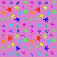 seamless pattern with stars