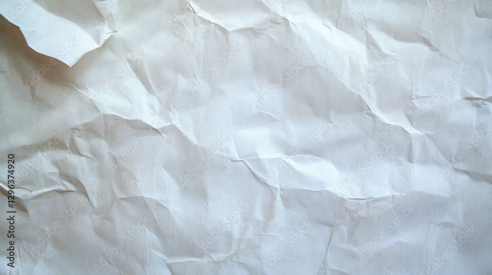 Aufkleber lightly textured crumpled handmade paper background for creative design