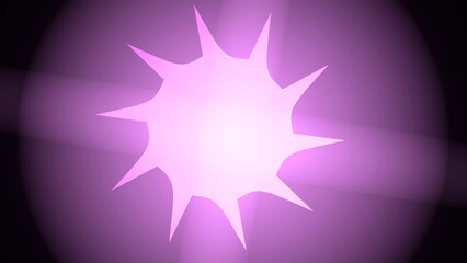 Abstract Green Radiating Light Design Background