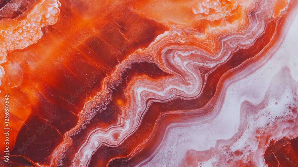 Poster abstract marble background with swirling patterns in warm tones for interior design