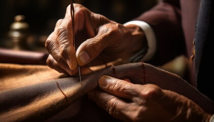 Sewing transforms fabric into beautiful creations.  