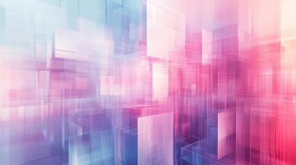 Abstract digital representation of a modern architectural conceptual design