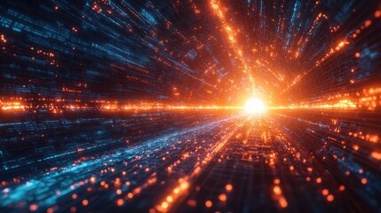 Vivid Digital Representation of Cyber Warfare and Data Conflicts. Generative AI