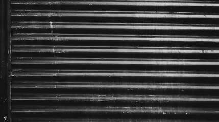 Obraz premium Rustic metal door texture with peeling paint for artistic background and design