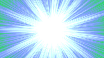 Obraz premium Blazing Blue Laser Beams Radiating Against a Dark Background