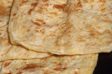 Traditional Moroccan Flatbread called Msemmen