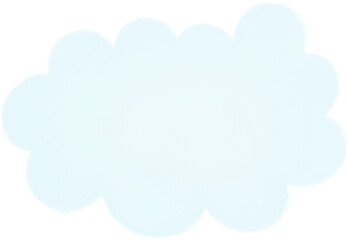 Fototapeta premium Fluffy soft blue clouds