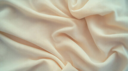Fototapeta premium Cozy off white cotton fabric texture for textiles and interior design
