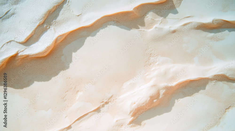 Aufkleber Beige clay texture background with smooth surface for design and art projects