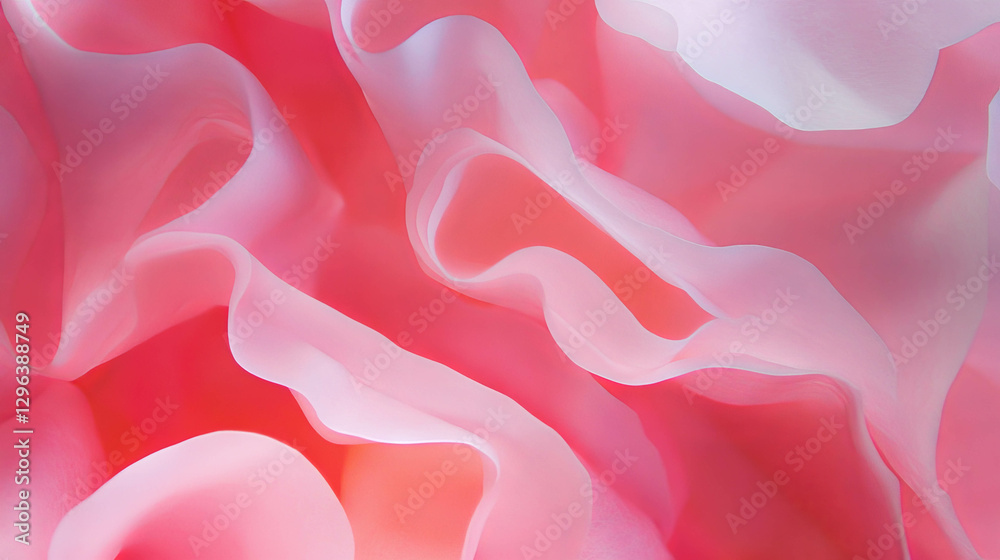 Aufkleber Intricate paper cutouts texture with flowing abstract patterns for creative design