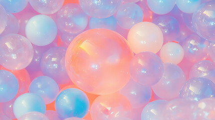 Colorful pastel beads texture background for creative design projects