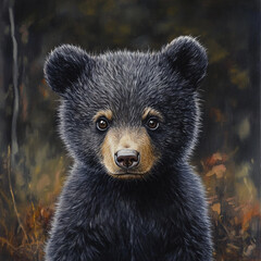 Obraz premium brown bear in the woods