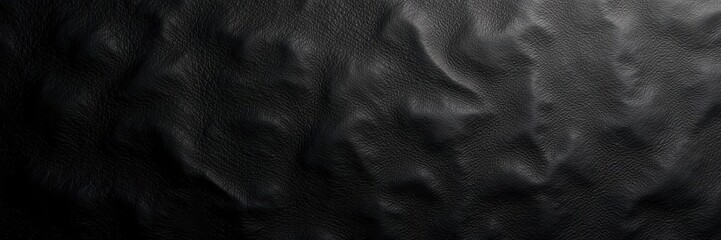 Black leather backdrop, fine wrinkles visible, black, rustic, stylish