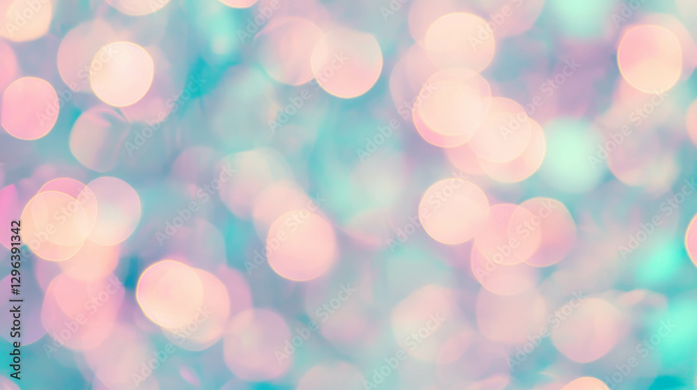 Poster pastel dreamy background with soft colorful gradients for creative design