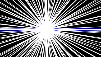 Obraz premium Abstract Colorful Burst Radiating from a Central Point