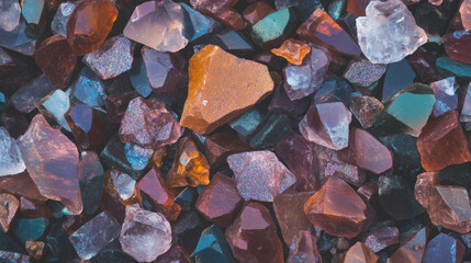 Natural quartzite background with mica texture and spar for artistic design