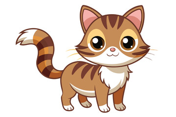 Obraz premium Realistic Cat vector illustration