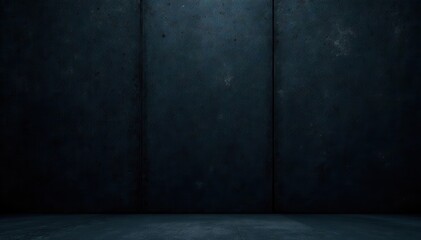 Deep black concrete, heavily textured Grungy stone wall , vintage, design, dark grey