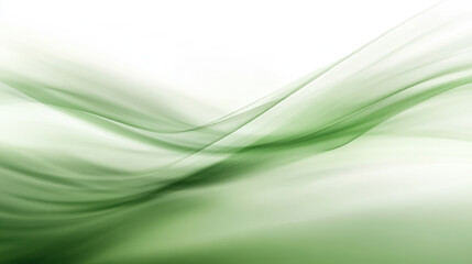 Obraz premium soft, abstract image featuring blurred natural green and white waves creating serene and calming effect. gentle flow of colors evokes sense of tranquility and harmony