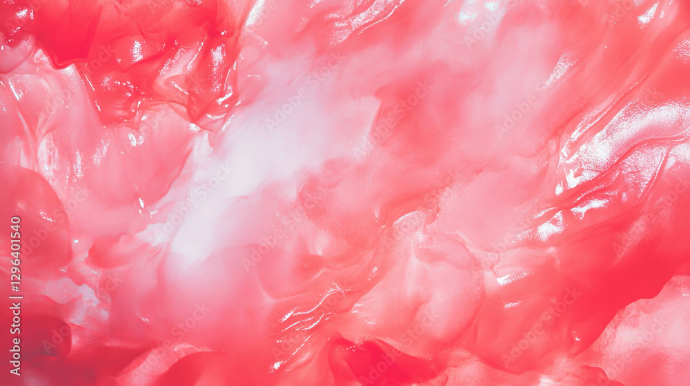 Poster abstract red ink background with wet paper texture for creative design