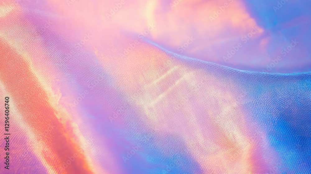 Poster Abstract pastel canvas texture with soft waves for creative design