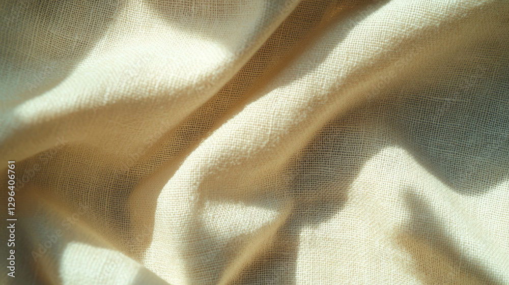 Aufkleber Detailed rough canvas texture background for artistic and design projects