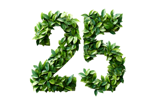 Green Leaves Form Number 25, Nature's Design, Transparent Background