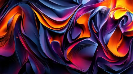 Fototapeta premium Vibrant Bold Graphics with Isolated Background Design