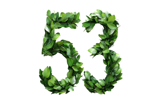 Leaves Form Number Fifty-Three, Transparent Background