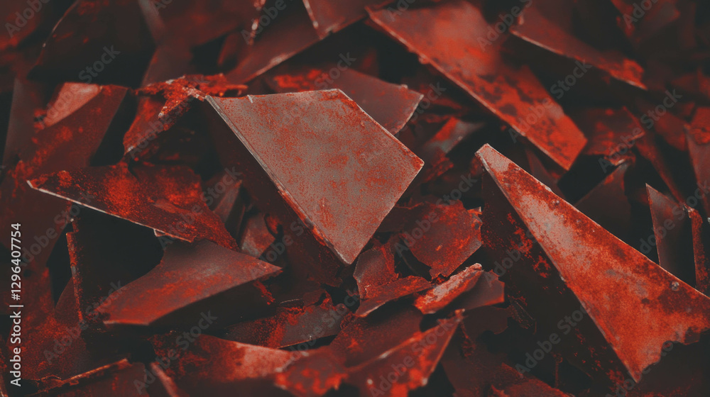 Aufkleber Abstract background of rusted metal textures with sharp edges for industrial design