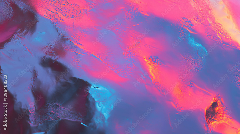 Poster Abstract background with scratched and dented metallic texture