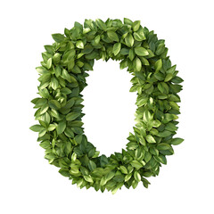 Leaves Form Number Zero, Green, Transparent