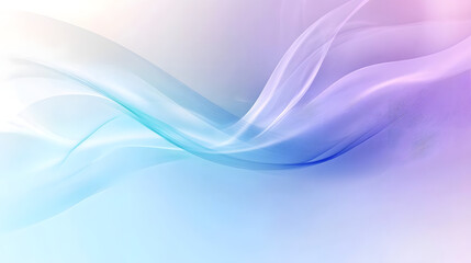 Obraz premium A modern, elegant background with soft blue and purple gradients, featuring an abstract wave design 