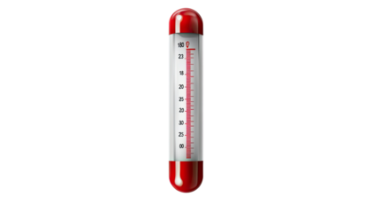 Thermometer's Tale: Capturing the essence of temperature measurement with a close-up perspective.