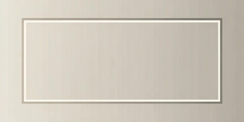 Elegant Neutral Background with Subtle Rectangular Frame Ideal for Presentations and Designs