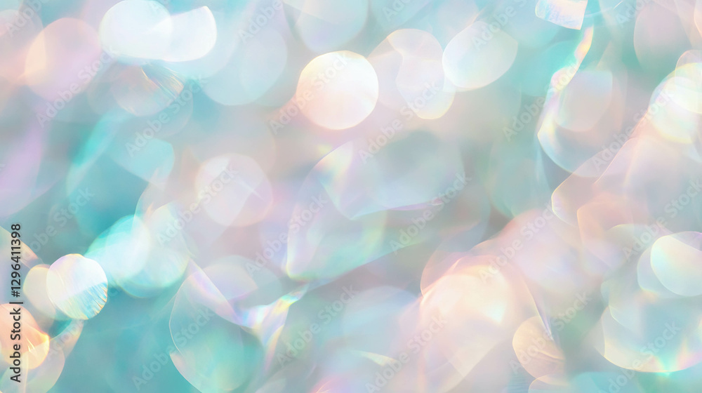 Aufkleber Pastel bokeh abstract pattern with smooth polished stone texture for creative design