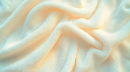 Obraz premium Soft chenille fabric texture background for cozy design themes